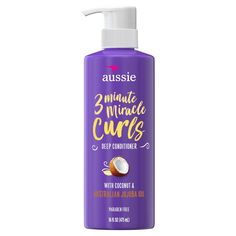 Aussie Miracle Curls, Aussie Hair Products, Frizzy Curls, Oil For Curly Hair, Curl Conditioner, Curl Defining, Curly Girl Method