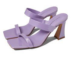 Marc Fisher Zasha | 6pm Trendy Block Heel Sandals With Cushioned Footbed, Modern Spring Sandals With Branded Heel Counter, Cushioned Footbed Sandals With Square Toe For Summer, Trendy Slides With Cushioned Footbed And Open Heel, Trendy Open Toe Slides With Padded Heel, Chic Sandals With Cushioned Footbed And Square Toe, Spring Mules With Cushioned Footbed And Single Toe Strap, Modern Spring Sandals With Heel Loop, Spring Square Toe Synthetic Sandals