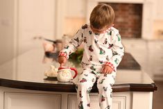 ALL SALES FINAL. No Refunds/Exchanges on Warehouse Sale items.Get ready to embrace the holiday spirit in style with our Christmas on the Farm Buttflap Pajamas! With a quirky buttflap design and festive farm print, these pajamas will keep you cozy and looking cute. 95% Polyester 5% Spandex True To Size Bodysuit: Sizes Newborn to 12m Two Piece Pant Set: Sizes 18m to 12y Elastic waistband Sewn on buttflap Playful Christmas Sleepwear, Holiday Playful Sleepwear, Playful Long Sleeve Sleepwear For Holidays, Playful Long Sleeve Festive Sleepwear, Cute Cotton Holiday Sleepwear, Playful Holiday Cotton Sleepwear, Playful Cotton Holiday Sleepwear, Playful Cotton Sleepwear For Holidays, Playful Christmas Loungewear Set