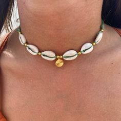 Adjustable handmade shell choker necklace. Several colors of satin cords available. Stainless steel beads, charm and clasp. Shell Choker, Beads Charm, Choker Necklaces, Choker, Choker Necklace, Shells, Etsy Accessories, Thread, Jewelry Necklaces