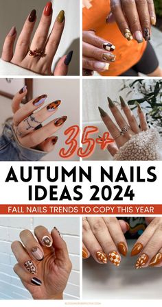 Wow your friends with these 30+ irresistible fall nail ideas! Whether you’re into simple designs or bold fall nails 2024, these looks will inspire you. Check out these autumn nail designs on our website and get the perfect fall mani! Autumn Nail Ideas, Autumn Nail Designs, Trendy Nail Designs, Fall Nail Ideas, Autumn Nail, Elegant Nail Art, Fall Manicure, Fall Nail Trends, Manicure Inspiration