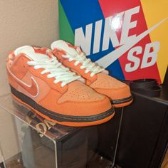 Nike Dunk Low Sb X Concepts Orange Lobster. Brand New With Box. Authentic Size 13. For More Pics Or Info Please Click To Contact! Nike Orange Skate Shoes With Gum Sole, Nike Orange Skate Shoes For Streetwear, Orange Skate Shoes With Boost Midsole For Streetwear, Orange Low-top Skate Shoes With Laces, Nike Orange Skate Shoes With Rubber Sole, Nike Sporty Custom Orange Sneakers, Nike Orange Skate Shoes For Sports, Orange Custom Sneakers With Round Toe And Gum Sole, Custom Orange Sneakers With Gum Sole And Round Toe