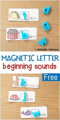 the magnetic letter beginning sounds are fun for kids to practice their handwriting and writing skills