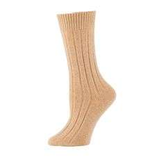 Exclusively ours. Neiman Marcus socks in wide-rib knit. Ribbed cuff prevents slipping. Approx. 10.5"L. Cashmere/nylon. Hand wash. Made in Italy. Ribbed Socks, Top Designers, Neiman Marcus, Rib Knit, Tops Designs, Cashmere, In Italy, Hand Wash, Socks