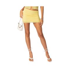 in stock Light Yellow Skirt, Mesh Mini Skirt, Yellow Mini Skirt, Belle Costume, Clothing Diy, Yellow Skirt, Matching Top, Sabrina Carpenter, White Skirts