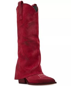 Steve Madden - Women's Sorvino Slouch Cuffed Western Boots