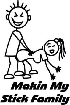 a sticker that says makin my stick family