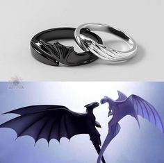 Cute Couple Gifts, Dragon Trainer, Pola Gelang, Magical Jewelry, 문신 디자인, Couple Jewelry, Matching Jewelry, A Dragon, Fantasy Jewelry