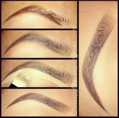 eyebrows Eyebrows Step By Step, Permanente Make-up, Braut Make-up, Best Eyebrow Products, Perfect Eyebrows, Eyebrow Tutorial, Eyebrow Shape, Perfect Brows