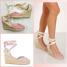 Soludos Tall Wedge Linen. Brand New In Box! Size: 8 Color: Dusty Rose Jute Wedge Measures Approximately 3.5” Linen Upper | Rubber Sole | Ankle Strap | Woven Back W/ Cutout Detail Chic Pink Wedge Heel Espadrilles, Pink Platform Espadrilles With Wedge Heel, Pink Platform Wedge Heel Espadrilles, Chic Pink Closed Toe Espadrilles, Pink Wedges, Lace Up Espadrilles, Platform Wedge Heels, Wedge Espadrilles, Dusty Rose Color