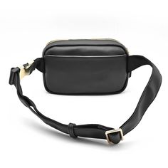 Introducing the essential sidekick for every fashion-forward individual: a vegan leather belt bag. Ever found yourself rummaging through your bag, trying to find that one tiny item? With this belt bag's two main compartments, keeping organized has never been this chic and easy. Slide it around your waist or crossbody and enjoy hands-free convenience, all while rocking a designer look that's built to last. It's more than just a bag—it's a statement. Step out with confidence, knowing everything's Versatile Belt Bag For On-the-go, Rectangular Belt Bag With Zipper Pocket For On-the-go, Trendy Belt Bag With Zipper Pocket For Everyday Use, Black Rectangular Belt Bag For Office, Versatile Crossbody Belt Bag With Zipper Pocket, Trendy Rectangular Belt Bag For Travel, Versatile Belt Bag With Removable Pouch For Daily Use, Chic Belt Bag With Zipper Pocket For Everyday Use, Versatile Mobile Phone Belt Bag For On-the-go