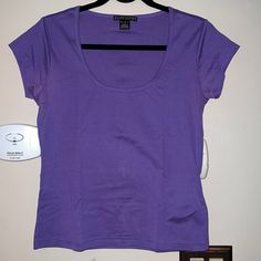 Purple) T-Shirt With Scoop Neck And Short Sleeves Brand New No Tag Basic Fitted Scoop Neck T-shirt, Ralph Lauren Summer T-shirt With Short Sleeves, Casual Purple Scoop Neck Top, Ralph Lauren Summer Casual T-shirt, Ralph Lauren Casual Summer T-shirt, Casual Ralph Lauren Short Sleeve T-shirt, Ralph Lauren Casual Short Sleeve T-shirt, Casual Ralph Lauren T-shirt For Spring, Ralph Lauren Casual Spring T-shirt