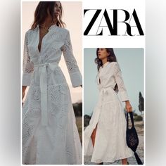 Zara Belted Shirtdress Size Xl Midi Dress Tied Self Belt Embroidered Eyelet Size Xs Questions? Leave A Comment Below! Summer Long Sleeve Dress With Tie Fastening, Long Sleeve Summer Dresses With Tie Fastening, Spring Maxi Dress With Tie Fastening, Summer Midi Dress With Broderie Anglaise And Long Sleeves, Summer Long Sleeve Midi Dress With Broderie Anglaise, Chic Long Sleeve Midi Dress With Broderie Anglaise, Spring Vacation Maxi Dress With Broderie Anglaise, White Tie-waist Shirt Dress For Summer, White Spring Dresses With Tie Fastening