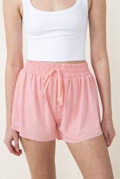 These Simply Southern Running Shorts for Women in Peach are a must-have addition to your wardrobe! These shorts feature a stretchy elastic waistband, breathable fabric, spandex shorts underneath, and a flowy style. Whether you’re going on a run or just going into town these will be your go-to short this summer!Features:Simply SouthernStyle: PP-0124-SHORT-RNING-BLUSHColor: Blush Peach100% PolyesterWomen's shortsStretchy elastic waistbandDrawstringsFlowy shortsBreathable fabricSpandex shorts underneathSimply Southern logo on bottom left sideMeasurements from size small:Waist: 28” Inseam: 2”Machine wash cold, tumble dry lowNeed to know what size Simply Southern you wear? Check out our Simply Southern Size Chart for your measurements! Southern Logo, Running Shorts For Women, Flowy Shorts, Spandex Shorts, Shorts For Women, Simply Southern, Blush Color, Southern Style, Small Waist