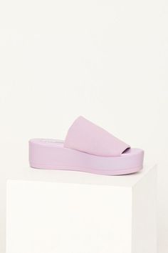 STEVE MADDEN Slinky Sandal | Garage Trendy Platform Slip-on Slides, Casual Synthetic Platform Slippers With Chunky Platform, Trendy Synthetic Platform Slippers With Cushioned Footbed, Spring Platform Slippers In Eva, Trendy Thick Bottom Sandals For Spring, Spring Eva Platform Slippers, Casual Spring Platform Slippers, Synthetic Beach Slides With Thick Bottom, Beach Slides With Thick Synthetic Sole