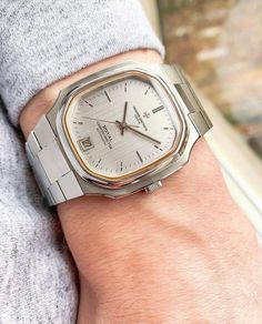 Boots Men Outfit, Stylish Watches Men, Timeless Watches, Patek Philippe Watches, Vintage Watches Women, Retro Watches, Vacheron Constantin, Wrist Jewelry, Gents Watches