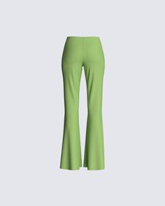 The flare that'll make 'em stare ✅ we're thinking Juicy Couture tracksuits but better than ever 😜 Trendy Flare Pants For Loungewear, Casual Green Flare Pants, Casual Stretch Green Pants, Casual High Stretch Green Pants, Spring Casual Flares, Spring Casual Long Flares, Casual Stretch Flares, High Stretch Flare Pants For Spring, Trendy Green Stretch Sweatpants