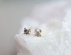 "14k yellow gold and white sapphire stud earrings. They will make a great companion to your beautiful wedding. They are very elegant for daily use or for official gatherings. SOLD AS PAIR. Available white gold or yellow gold from drop down menu. Material; 14k solid gold studs Round white sapphire 3mm Prong settings. 14k gold backings included. ------------------------------------ GIFT WRAPPING My regular package is organza gift pouches or small gift box for protection. If you would like special Dainty White Diamond Earrings With Single Stone, Minimalist Yellow Gold Diamond Earrings For Wedding, Dainty White Gold Earrings With Rose Cut Diamonds, Minimalist Rose Cut Diamond Earrings As Gift, Minimalist Earrings With Rose Cut Diamonds For Gift, Minimalist Earrings With Rose Cut Diamonds As Gift, Delicate Single Diamond Earrings For Anniversary, Minimalist 14k Gold Diamond Earrings For Wedding, Minimalist 14k Gold Diamond Wedding Earrings