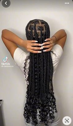 Twisted Hair, Big Box Braids Hairstyles, Feed In Braids Hairstyles, Goddess Braids Hairstyles, Box Braids Hairstyles For Black Women, Quick Braided Hairstyles, Protective Hairstyles Braids, Hair Twist Styles