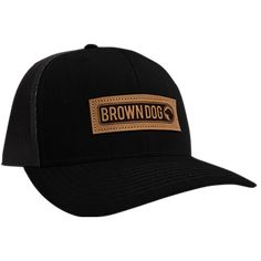 Classic trucker cap style built with the Richardson quality and fit you’ve come to expect with the traditional Brown Dog leather patch. ​​​SHAPE: MidProFABRIC: Cotton-Poly/Nylon MeshVISOR: PrecurvedSWEATBAND: CottonFIT & SIZE: Adjustable Snapback, One Size Fits Most Classic Snapback Hat With Logo Patch For Baseball Season, Trucker Baseball Cap With Letter Patch For Outdoor, Outdoor Trucker Baseball Cap With Letter Patch, Classic Snapback Hat With Logo Patch And Curved Bill, Classic Hat With Logo Patch For Baseball Season, Classic Snapback Hat With Logo Patch, Classic Leather Baseball Cap For Outdoor, Outdoor Brown Baseball Cap With Letter Patch, Brown Trucker Hat With Letter Patch For Outdoor