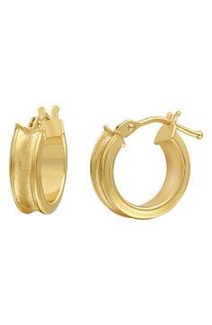 Easy-to-wear hoop earrings will add significant polish to even your most casual ensembles. 14k gold Handcrafted in Italy 14k Stamped Huggie Earrings For Anniversary, 14k Huggie Earrings For Anniversary, Classic Stamped 14k Hoop Earrings, Gold Huggie Earrings Stamped 14k, Gold 14k Stamped Huggie Earrings, 14k Stamped Yellow Gold Huggie Earrings, Stamped 14k Small Hoop Earrings, 14k Gold Hoop Earrings, Bony Levy