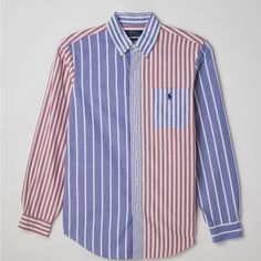 Long Sleeve Oxford Shirt By Polo Ralph Lauren. Features A Multicolor Stripe Pattern Allover. Regular Fit Shirt With A Button-Down Front, Left Chest Pocket & Standard Collar. Features- Long Sleeve Shirt From Polo Ralph Lauren- Allover Stripe Pattern- Button-Down Front Content + Care- 100% Cotton- Machine Wash- Imported Size + Fit- Measurements Taken From Size Medium Casual Multicolor Shirt With Spread Collar, Casual Multicolor Tops With Spread Collar, Preppy Long Sleeve Shirt For Summer, Multicolor Button-up Preppy Top, Multicolor Preppy Button-up Top, Preppy Multicolor Button-up Top, Preppy Multicolor Long Sleeve Tops, Oxford Shirt, Ralph Lauren Shirt