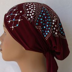 1 Piece Tie Back Turban Hijab Undercap Bonnet It Has A Small Piece Of Elastic In The Back To Keep Fitted On Your Head This Is A Tie Back Cap So You Can Tie It Or Tuck The Tails Into The Cap Holds Hair In Place And Helps Prevent Scarf From Slipping Also Protects Your Hair From Being Pulled By Slipping Scarves Which Create Hair Loss Super Smooth You Can Not Feel The Embellishments On The Cap From The Inside Brand New Never Worn Bundle Your Order 3+ Items Get 20% Discounts Pet Free And Smoke Free H Adjustable Sports Beanie Hat, Casual One Size Fits Most Cap Headwrap, Casual One Size Fits Most Headwrap, One Size Fits Most Beanie For Sports Events, One Size Beanie For Sports Events, One Size Fits Most Sports Beanie, Adjustable Hats With Cotton Sweatband For Sports, Hijab Undercap, Muslim Head Scarf