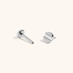 Dainty, delicate hardware - a little piece of readymade art for your ears. Introducing the Nap Earrings Collection - our signature push pin flat backs designed for 24/7 poke-free wear! Made from medical grade titanium to be safe for sensitive skin. And, for the first time, we made them in 20g (aka the same thickness as traditional earrings), so they’re perfect for lobe piercings! The push pin earring posts are easy to insert and remove from your ear, and the flat back makes them super comfortabl Nap Earrings, Lobe Piercings, Celestial Crystal, Cartilage Piercings, Tragus Conch, Cartilage Earrings Stud, Flat Back Earrings, Titanium Earrings, 18k Gold Earrings