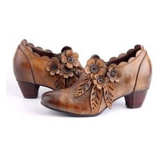 Vintage Shoes Heels & Wedges, Witchy Low Heel Shoe Wide, Brown Leather Wedding Shoes Brides, Vintage Inspired Shoes Macy's, Vintage Shoes Women Lightinthebox, Luxury Vintage Leather Shoes For Galas, Luxury Vintage Heels For Fall, Crown Vintage Leather Bootie, Vintage Shoes Pumps