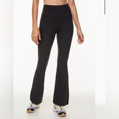 Aritzia Tna Flare Leggings Size Xxs But Can Fit An Xs And S (Super Stretchy Material) New And Never Worn Super Comfy And Cute Color: Black Originally: $78 Aritzia Tna, Aritzia Pants, Flare Leggings, Stretchy Material, Colorful Leggings, Pant Jumpsuit, Leggings, Pants, Women Shopping