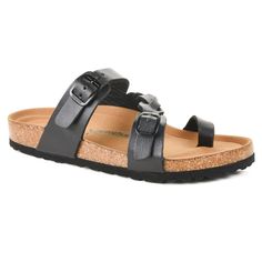 Slip on the Seraph slides and experience the perfect blend of comfort, style, and support. These sandals feature two adjustable straps with a functional buckle, allowing for a personalized fit that enhances comfort. The heel cup and raised toe-bar are designed to promote stability and balance, ensuring you can walk carefree while exploring the city or enjoying casual outings. Seraph slides prioritize both functionality and fashion, making them versatile for various activities and occasions. Whet Comfortable Adjustable Footbed Sandals With Buckle, Black Adjustable Slides With Buckle Closure, Adjustable Buckle Closure Comfortable Flip Flops, Black Toe Loop Sandals With Arch Support, Adjustable Black Sandals With Arch Support, Comfortable Adjustable Double Strap Footbed Sandals, Comfortable Adjustable Footbed Sandals With Single Toe Strap, Black Toe Loop Footbed Sandals With Leather Footbed, Adjustable Double Strap Footbed Sandals With Arch Support