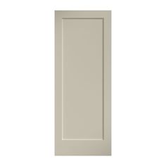 an image of a white door on a white background with the bottom panel painted off