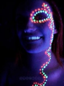 Uv face paint, spots Glo Party, Glow Face Paint, Uv Face Paint, Neon Face Paint, Neon Run, Uv Party, Glow Run, Glow In Dark Party, Dark Face