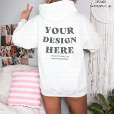 This is a Gildan 18600 mockup in white. This listing includes the back mockup only. Size 4000 by 4000 px Keywords: Gildan 18600 Mockup Gildan 18600 Back Mock Up Hoodie Mockup Gildan Hoodie Mockup White Sweatshirt Mockup Sweater Mockup Long Sleeve Mockup This digital download includes: ✔ 1 JPG file of a Hoodie on a model. ✔Size 4000  by 4000 px ✔ The model is wearing a size Large There is no watermark on the JPG file.   Gildan 18500 Size Chart | Hoodie Size Chart Here:   https://www.etsy.com/mockupsdigital/listing/1300932652/gildan-18500-size-chart-gildan-18500 https://www.etsy.com/mockupsdigital/listing/1314958535/gildan-18500-size-chart-gildan-18500 You can customize these JPG mockups in a few simple steps with Photoshop, Canva, or another editor to match your brand. When you're ready to White Branding Hoodie With Relaxed Fit, White Branded Relaxed Fit Hoodie, White Relaxed Fit Hoodie With Branding, White Cotton Hoodie With Branding Details, White Cotton Hoodie With Branding, White Custom Print Hooded Sweatshirt, White Hooded Sweatshirt With Custom Print, Casual White Hoodie With Branding, Customizable White Hoodie