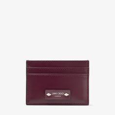 The Umika card holder is a stylish essential crafted from box calf leather and complemented by signature Diamond studs. This practical design features three card slots – ideal for keeping your essentials to hand. Diamond Accessories, Luxury Belts, Garnet Red, Sneaker Dress Shoes, Practical Design, Leather Logo, Card Holder Leather, Ballet Flat Shoes, Dress With Sneakers