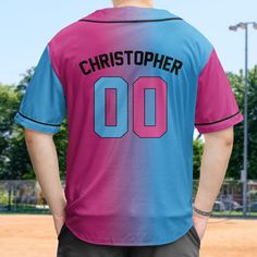 Enhance your team's spirit with our Custom Baseball Jersey Sport Uniform for Team. These Personalized Baseball Jerseys are perfect for men, women, and boys, offering a stylish and unified look. Ideal for baseball families and teams, our jerseys can be personalized with custom names and numbers, making them unique for each player. These button-up shirts blend hipster and hip-hop styles, ensuring your team stands out on and off the field. Whether you're gearing up for a big game or just showing team pride, our personalized baseball shirts are the perfect choice for any baseball enthusiast. PRODUCT DETAILS: Material: High-quality polyester for a lightweight, breathable feel that wicks away moisture. Our baseball jerseys are prepared with full Button Down Closures. Sublimation printing creates Blue Baseball Collar Top For Fan Gear, Blue Top With Baseball Collar For Fan Gear, Blue Fan Gear Top With Baseball Collar, Team-colored Cotton Baseball Jersey With Team Name, Varsity Jersey With Team Name For Sports, Blue Fan Apparel Baseball Jersey For Sports Events, Varsity Sports Jersey With Team Name, Collegiate Letter Print Jersey For Baseball Season, Casual Blue Jersey For Fan Gear