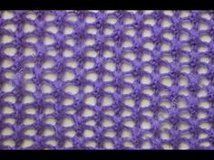 the crochet pattern is shown in purple