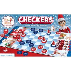 the elf on the shelf is playing checkers