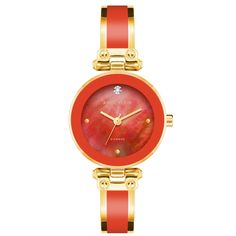 in stock Elegant Red Watch For Gift, Elegant Red Watch As Gift, Red Watches With Diamond Hour Markers, Formal Red Watch With Round Dial, Red Watches With Diamond Hour Markers As Gift, Movado Womens Watch, Faces Band, Louis Vuitton Watches, Dior Watch