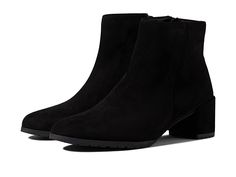 Naturalizer Bay - Women's Boots : Black Waterproof Suede : Step out looking your best wearing the Naturalizer Bay Slip-on style with side zipper closure. Cushioned insole for all day comfort. Flexible rubber traction outsole with lifted heel. Durable construction for lasting wear. Upper - Leather Lining/Insole - Fabric Outsole - Rubber Made in Bangladesh Measurements: Heel Height: 2 1 2 in Weight: 12 oz Shaft: 6 in Product measurements were taken using size 9, width M (B). Please note that measu Black Boots Women, Best Wear, Branded Bags, Boots Black, Top Trends, Product Reviews, Women's Boots, Wedge Boot, Bootie