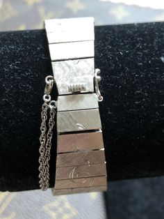 14k white gold and Diamond original Mother of Pearl wrist watch 1940s Marked 14k tested 14k 46.88 tgw Saint Petersburg, Wrist Watches, Mother Of Pearl, Mens Bracelet, Wrist Watch, Silver Bracelet, White Gold, The Originals, Silver