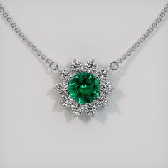 Emerald Necklace set in 18K white gold! #emerald pendant #emerald #emerald envy #emerald stone #pendant necklace Green Diamond Necklace For Formal Events, Formal Green Diamond Necklace For May Birthstone, Emerald Cut Green Diamond Necklace, Fine Jewelry Green Diamond Necklace With Brilliant Cut, Formal Green Gemstone Diamond Necklace, Emerald Necklace In Brilliant Cut, Fine Jewelry Green Emerald Necklace With Brilliant Cut, Fine Jewelry Emerald Necklace With Brilliant Cut, Dazzling Emerald Diamond Necklace For Anniversary