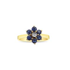 ♥ Product Summary ♥Main Stone: Sapphire &D iamondStone Cut: RoundDimensions: 11mm x 9mmWeight: 2 gramsBand Material: 14k Yellow Gold Fine Jewelry Flower-shaped Multi-stone Rings, Diamond Multi-stone Flower Ring, Flower Shaped Diamond Ring With Multi-stones, Fine Jewelry Flower Cluster Ring With Gemstone, Formal Diamond Flower Ring With Gemstone, Yellow Gold Flower-shaped Multi-stone Rings, 14k Gold Flower Shaped Gemstone Rings, Classic 14k Gold Flower Ring With Gemstone, Yellow Gold Flower-shaped Rings With Multi-stone