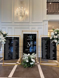 the table is set up with white flowers