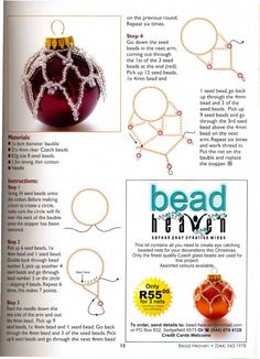 the instructions for bead it easy book are shown in an article about how to make beads