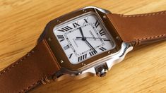 Cartier Santos Watch, Cartier Watches Mens, Price Background, Contemporary Bracelets, Cartier Panthere, Geek Jewelry, Watch Review