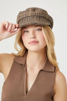 Plaid Cabbie Hat Cabby Hat Outfit, Cabbie Hat Outfit, Messenger Hat, Hats Outfit, Cabby Hat, Forever 21 Hats, Irish Hat, Cabbie Hat, Cap Outfit