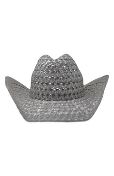 Star-quality shimmer ignites your look in this head-turning hat hand-sewn in the USA from a horsehair braid woven with mylar. Rayon/mylar Made in the USA Silver Sequin Hat, Horsehair Braid, Woven Hat, Horse Hair, Made In The Usa, Hand Sewn, Hand Sewing, Turning, Braids