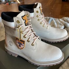 Timberland 6-Inch Premium Waterproof Boots Brand New With Box Never Worn Timberland High Heels, Baby Timberlands, Timberland Earthkeepers, Timberland 6 Inch, Timberland Waterproof, Ankle Sneakers, Timberland 6, Black Lace Up Boots, Leather Chukka Boots