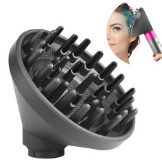 PRICES MAY VARY. Diffuser attachments fit for Dyson Airwrap Styler HS01 HS05. Turn your airwrap styler into a hair dryer in seconds, long prongs reach deep into hair, disperses air evenly to simulate natural drying, helping to reduce frizz. Works with diffuser nozzle, easy to install and reliable to use. 100% brand new and high quality, Durable, long service life. Package Contents: 1* diffuser attachment. Package includes:
 1* Diffuser attachment
 
 Note: Light shooting and different displays ma Diffuser Attachment, Air Wrap, Hair Diffuser, Dyson Airwrap, Structure Design, Practical Gifts, Styling Tools, Makeup Skin Care, Men's Grooming